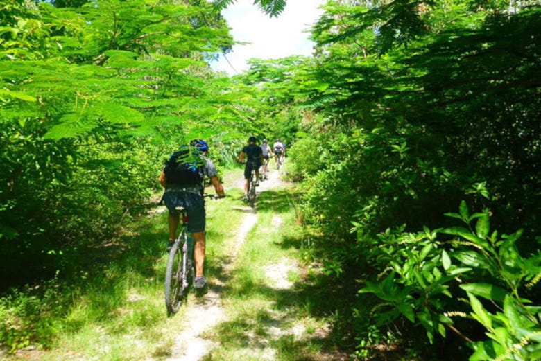 Tour de bicicleta nas Ilhas Maurício